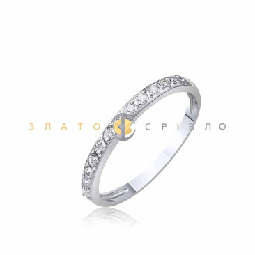 Серебряное кольцо «Элеонора» с фианитами