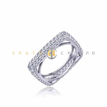 Серебряное кольцо «Модерн»