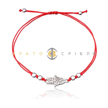 Серебряный браслет «Ладонь» 