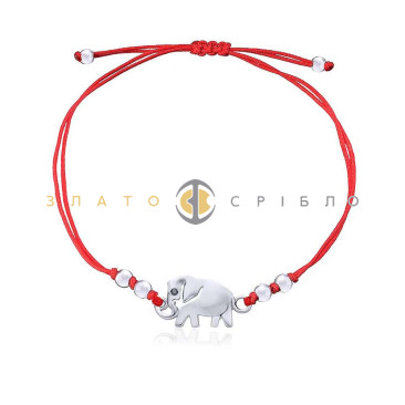 Серебряный браслет «Слоник» 