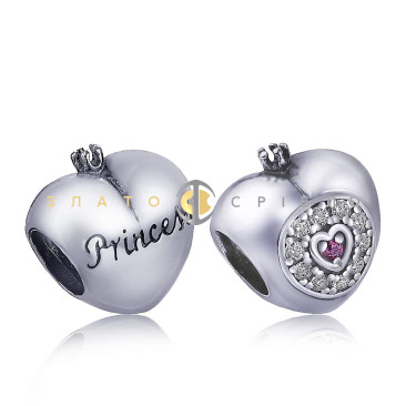 Серебряный шарм «Princess»